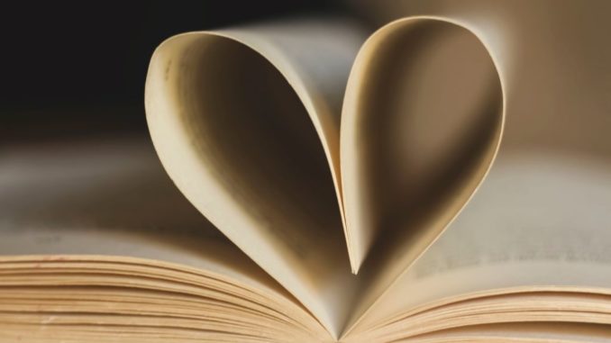 Book with Heart Pages
